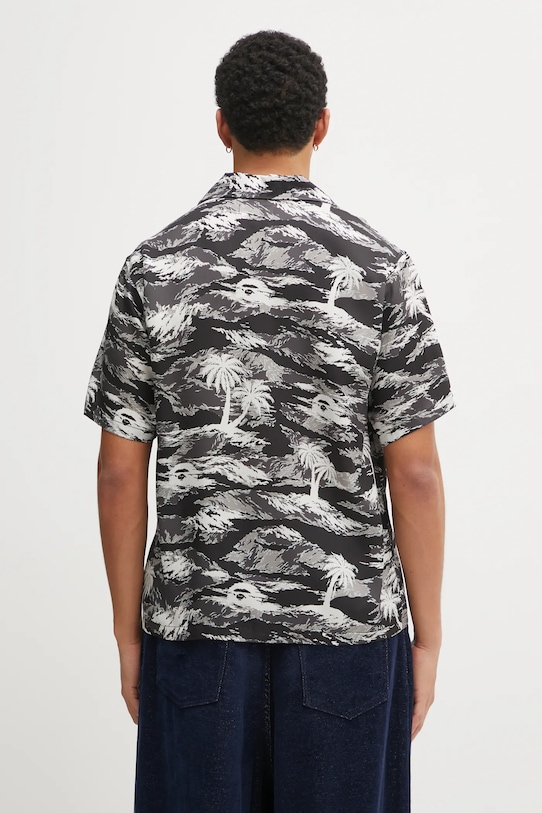 Odzież A Bathing Ape koszula Palm Tree Camo Open Collar 1L30132306 czarny