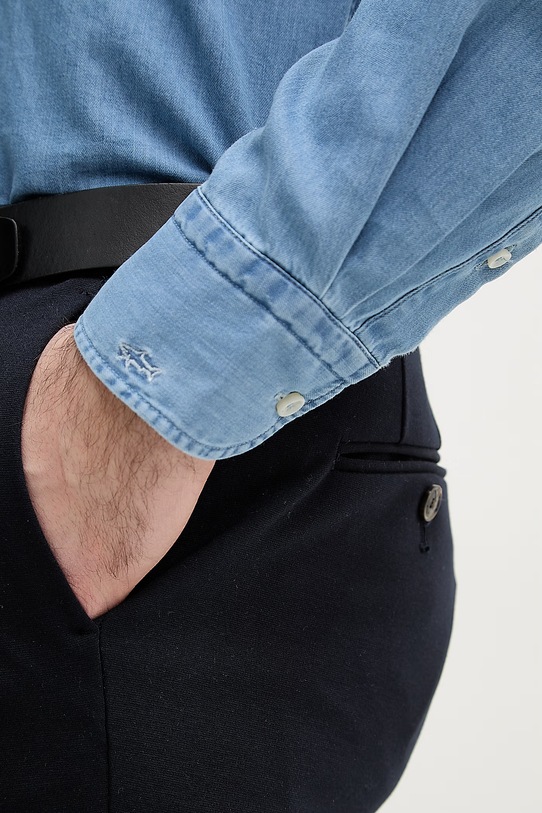 Paul&Shark koszula bawełniana 99313030 niebieski