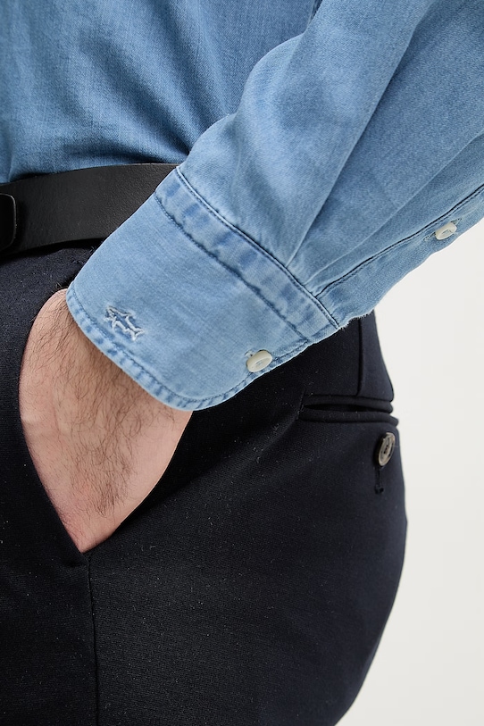 Paul&Shark koszula bawełniana 99313030 niebieski