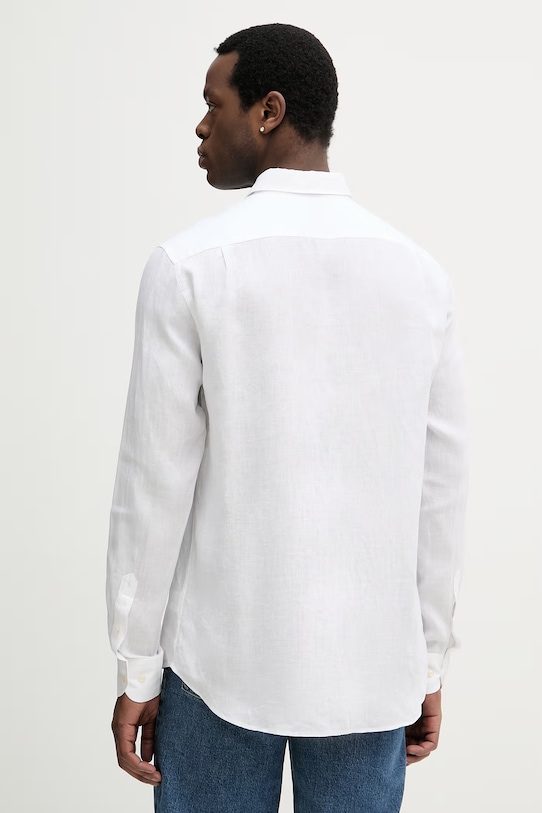 Odzież Paul&Shark koszula lniana 26413160CF biały
