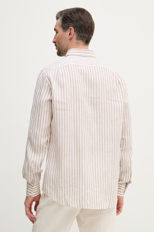 Odzież Paul&Shark koszula lniana 26413162CF beżowy