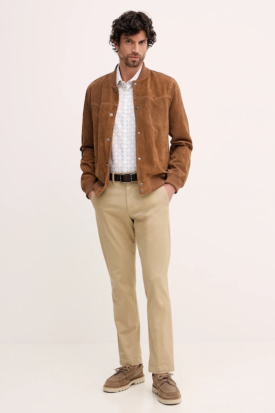 Pamučna košulja Joop! 30101516 bijela SS26