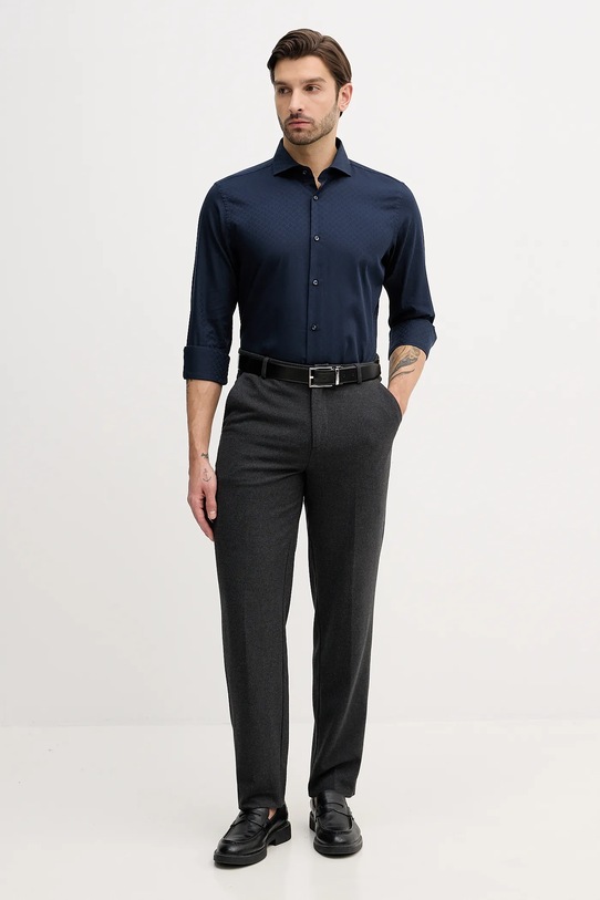 Joop! koszula bawełniana 30101700 granatowy SS26