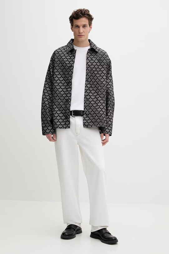 adidas Originals koszula bawełniana KC6379 czarny SS26