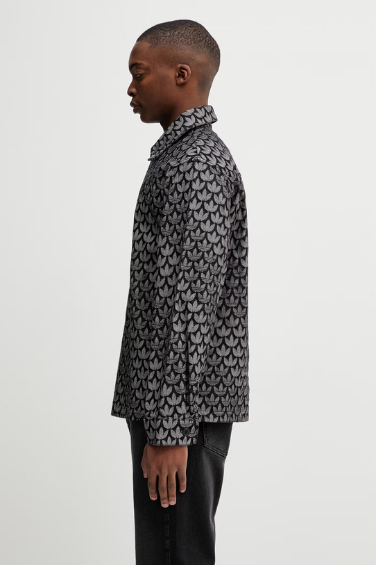 Pamučna košulja adidas Originals KC6379 crna SS26