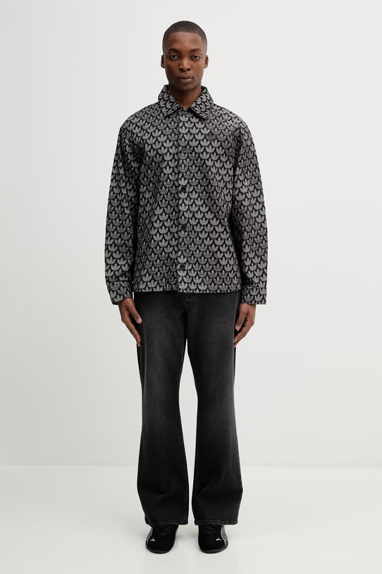 Pamučna košulja adidas Originals KC6379 crna