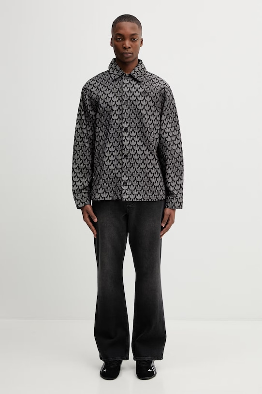 Pamučna košulja adidas Originals KC6379 crna