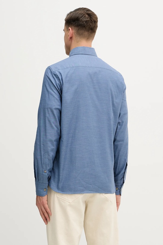 Odzież Hackett London koszula bawełniana HM3010548 niebieski
