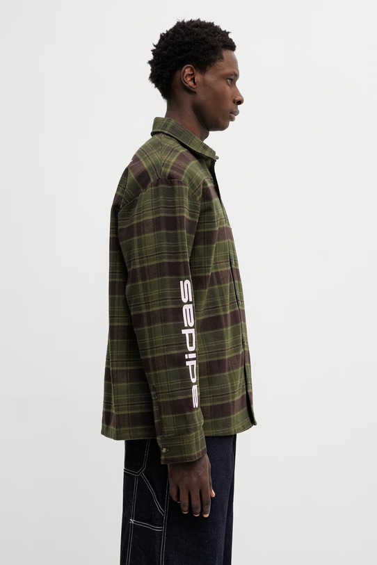 Pamučna košulja adidas Originals zelena KG6451