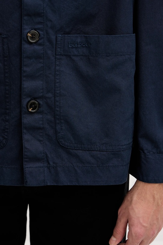 Barbour koszula bawełniana Cole MOS0411 granatowy