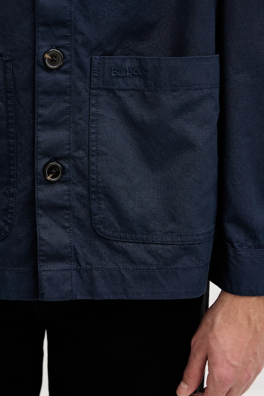 Barbour koszula bawełniana Cole MOS0411 granatowy