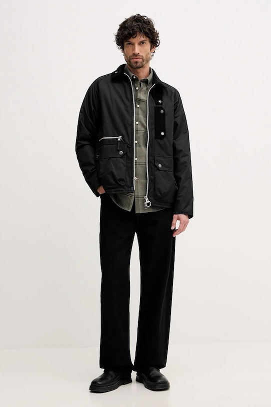 Barbour koszula bawełniana Heaney MSH5709 zielony SS26