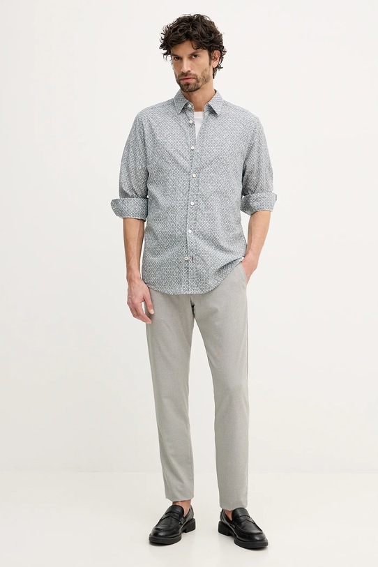 Joop! koszula bawełniana 30101544 niebieski SS26