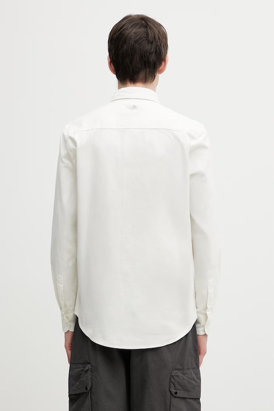 Odzież Carhartt WIP koszula bawełniana LS Bolton Shirt I030238.D6GD beżowy