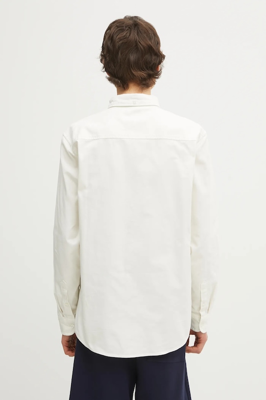 Odzież Carhartt WIP koszula bawełniana LS Bolton Shirt I030238.D6GD beżowy