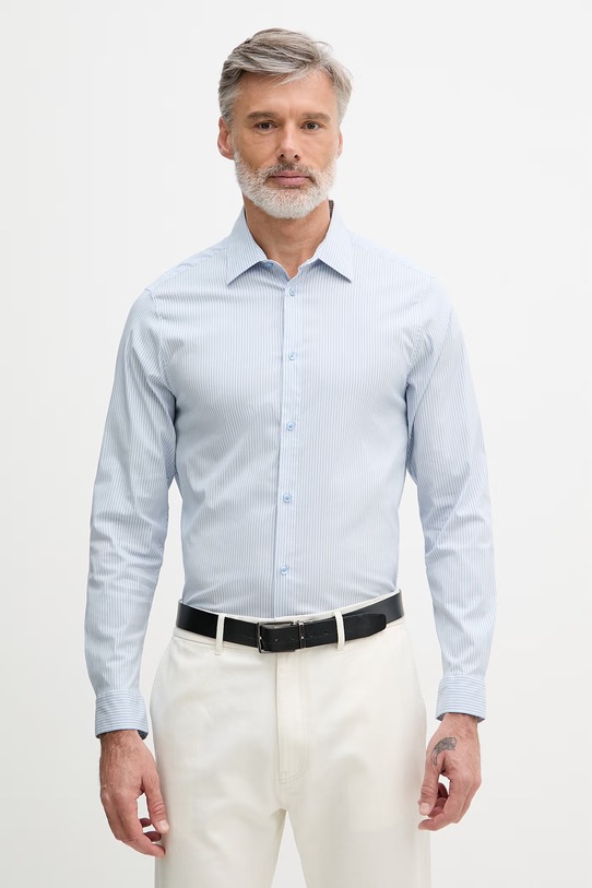 Mos Mosh koszula męska Manny niebieski 508160