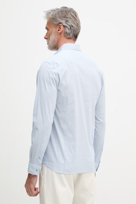 Odzież Mos Mosh koszula męska Manny 508160 niebieski