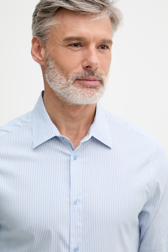 Mos Mosh koszula męska Manny niebieski 508160