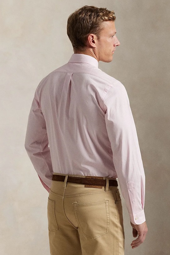 Polo Ralph Lauren koszula 50/1 BISTRCH POPLIN 710929346015 różowy SS26