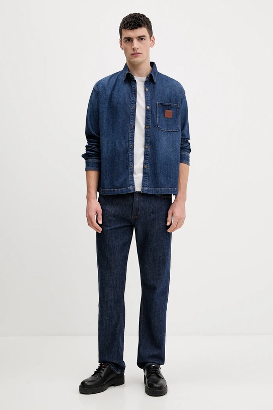 Guess Jeans koszula jeansowa M6RH51.D002F granatowy SS26