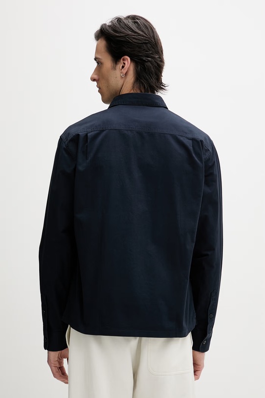 Odzież Guess Jeans koszula męska bawełniana M6RH60.WJ921 granatowy