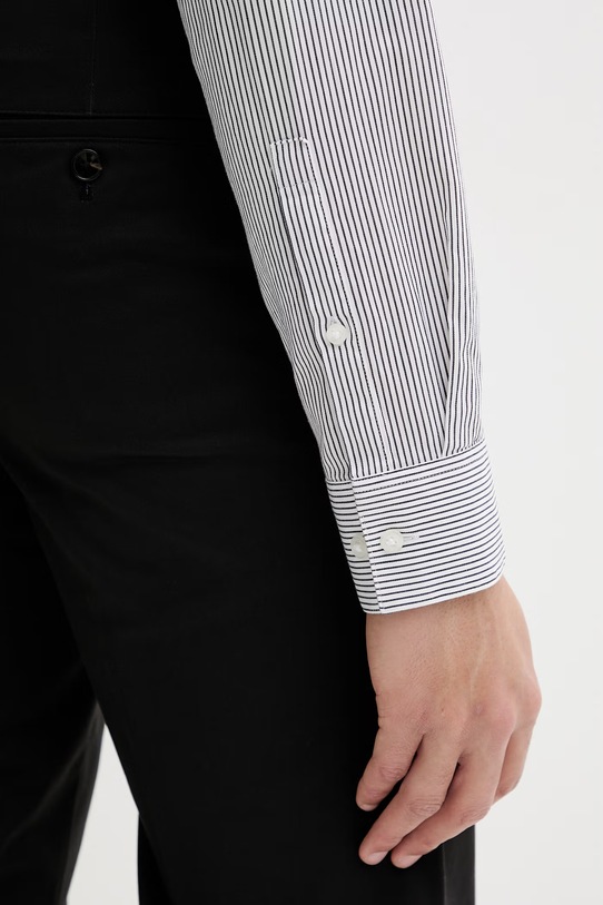 Calvin Klein koszula męska z bawełną LV019EU119 granatowy