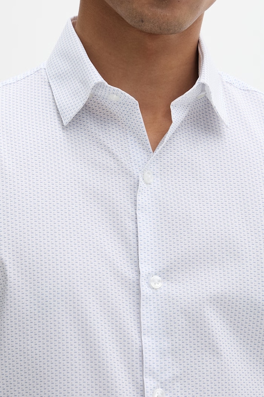 Calvin Klein košulja za muškarce s pamukom LV019EU124 bijela