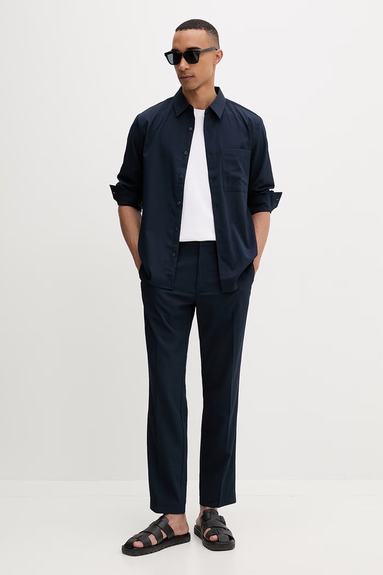 Calvin Klein риза мъжка LV04LF108G тъмносин SS26