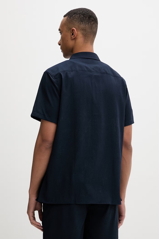 Oblačila Calvin Klein srajca moška LV04LF109G mornarsko modra