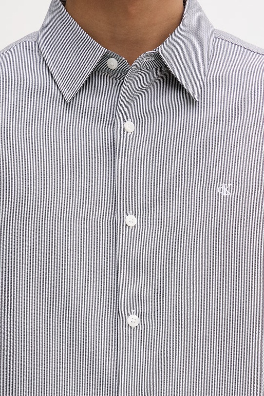 Calvin Klein košile pánská s bavlnou LV04LF110G černá