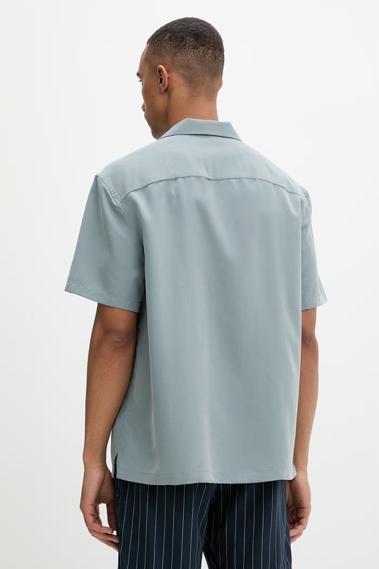 Odzież Calvin Klein koszula męska z modalem LV04LF114G zielony