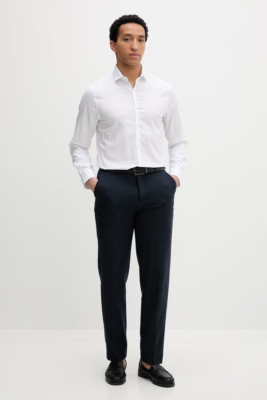 Calvin Klein srajca moška LV019EU120 bela SS26