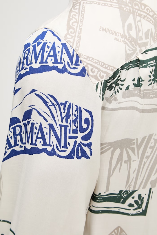 Košeľa Emporio Armani EM005762.AF13285 béžová