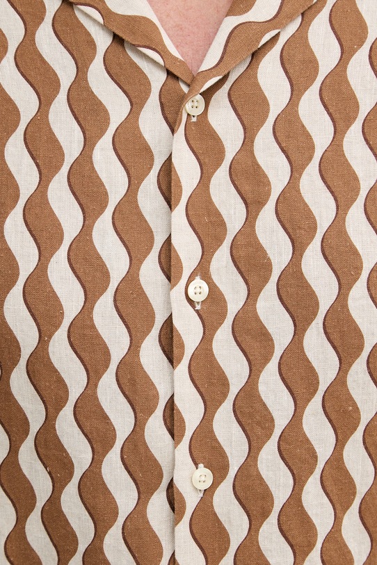 Frescobol Carioca koszula damska lniana 2780.49 brązowy