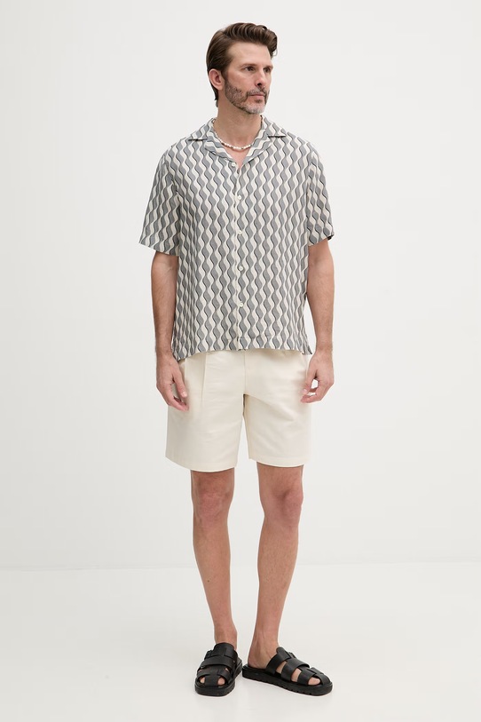 Frescobol Carioca koszula męska lniana 2780.902 niebieski SS26