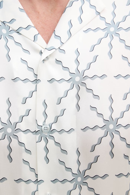 Frescobol Carioca koszula damska jedwabna beżowy 2782.593