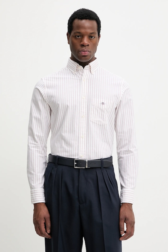 Gant koszula bawełniana regular biały 3261007