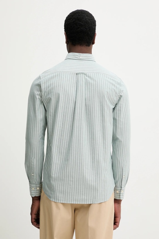 Odzież Gant koszula bawełniana 3261007 zielony