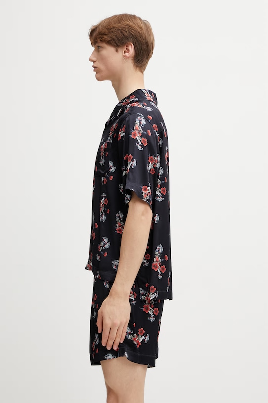 RHUDE Turbo Floral сорочка віскозна чоловіча RHSS26SR04358 чорний SS26