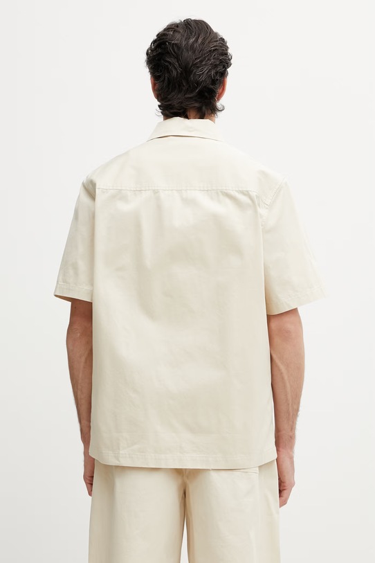 Odzież Axel Arigato Drew Shirt koszula bawełniana męska A3980002 beżowy