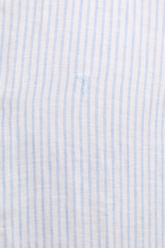 Trussardi koszula męska lniana 5026N000033N niebieski