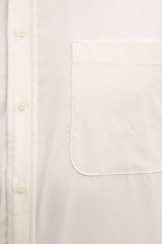 Sisley koszula męska bawełniana 51C3SQ05H beżowy