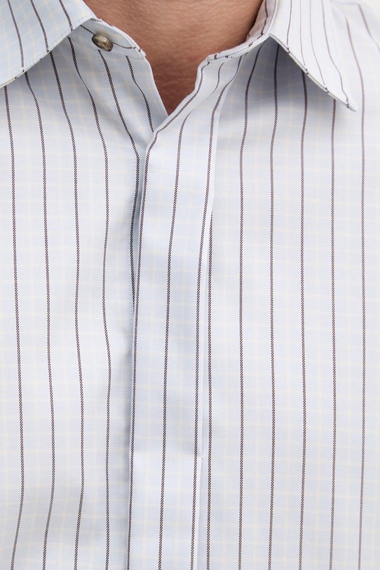 Sisley koszula męska bawełniana 56RDSQ05E niebieski