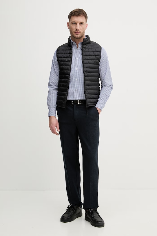 United Colors of Benetton koszula męska bawełniana 52DTUQ06Q niebieski SS26