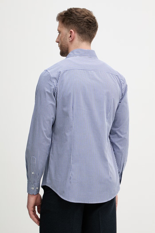 Odzież United Colors of Benetton koszula męska bawełniana 52DTUQ06Q niebieski