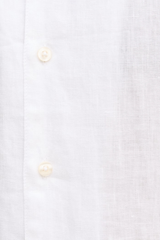 United Colors of Benetton košulja za muškarce od lana 5BKUUQ06S bijela