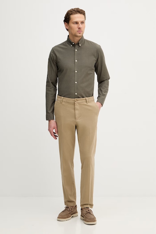 Lindbergh koszula 30.203174B zielony SS26