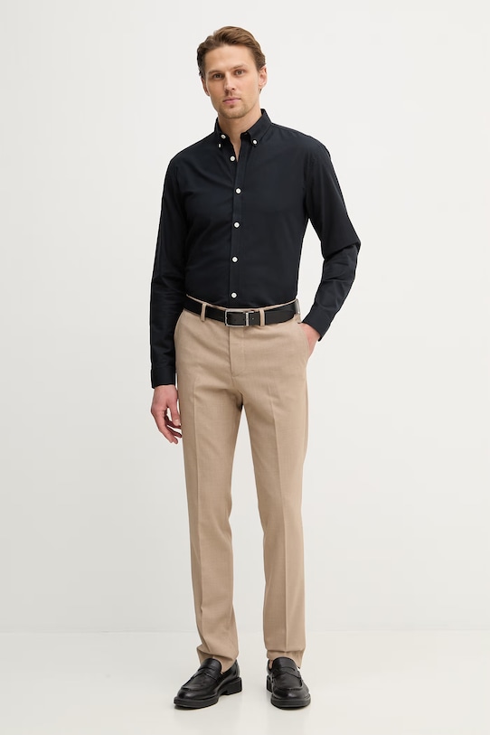 Lindbergh koszula 30.203174B czarny SS26