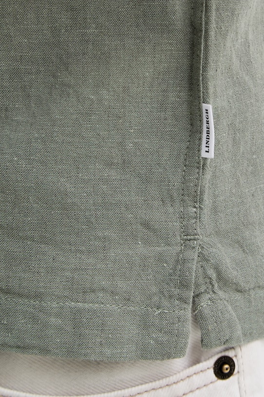 Košeľa s prímesou ľanu Lindbergh 30.203319 zelená