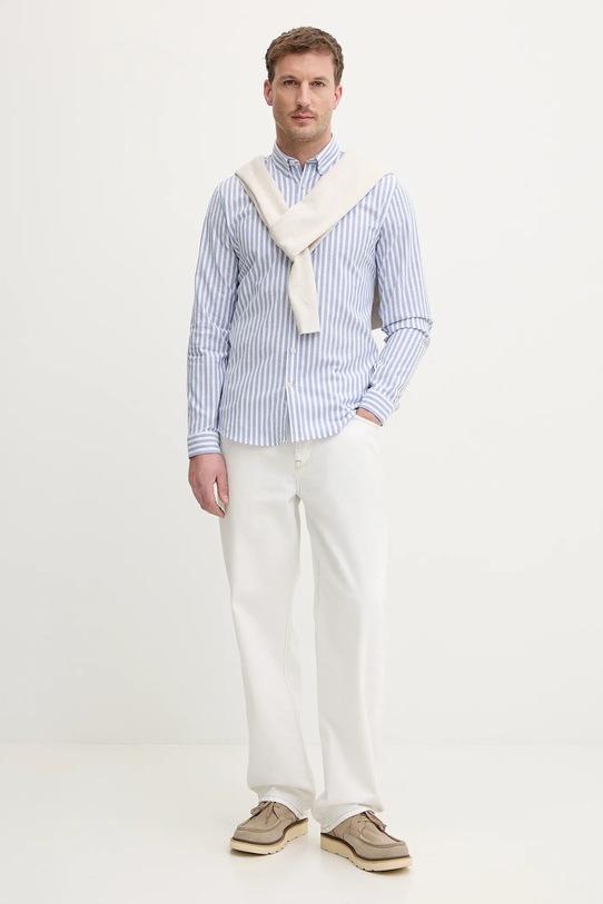 Lindbergh koszula 30.203536 niebieski SS26